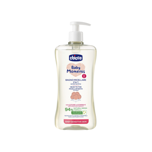 Chicco None Baby Moments Head To Toe Micellar Bath Wash 500Ml
