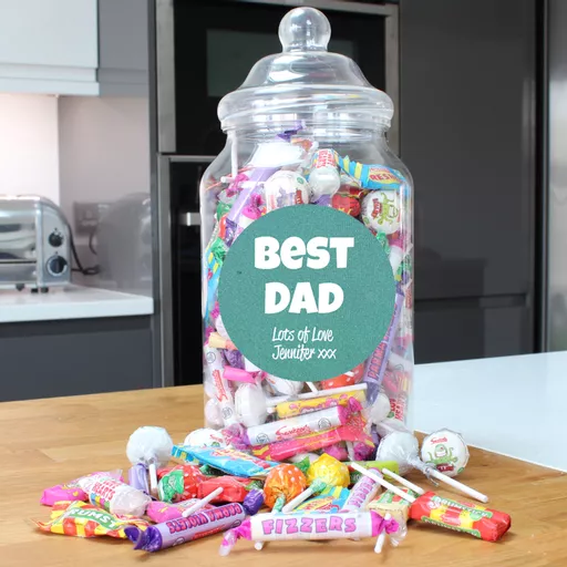 Green Victorian Sweetie Jar