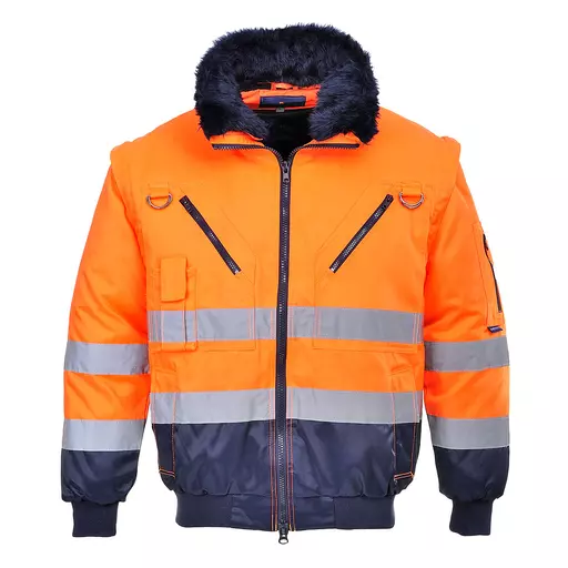 Hi-Vis 3-in-1 Contrast Pilot Jacket