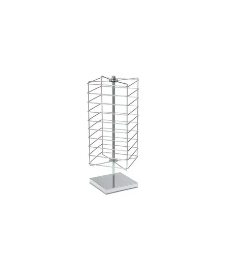 Chrome Revolving Jewellery Display Stand