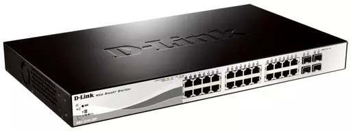 D-Link DGS-1210-28P network switch Managed L2 Power over Ethernet (PoE) 1U