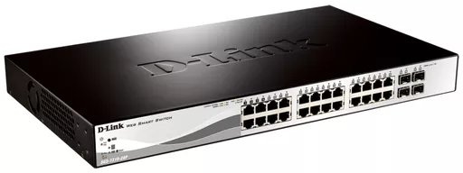 D-Link DGS-1210-28P 28-Port Gigabit PoE Smart Managed Switch including 4 Combo Ports