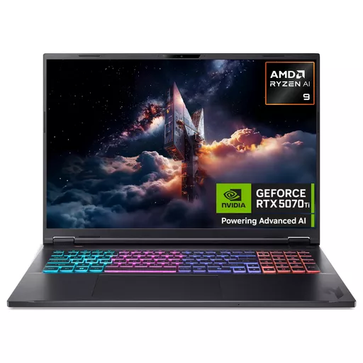 Acer Nitro 18 AI AN18-61 - AMD Ryzen AI 9 365, 32GB, 2TB SSD, NVIDIA GeForce RTX 5070Ti, 18