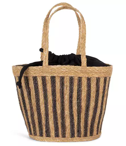 Native Spirit Stripy Seagrass Basket Bag