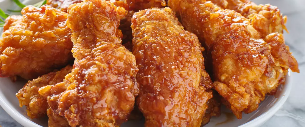 Air Fryer Honey & Garlic Fried Chicken