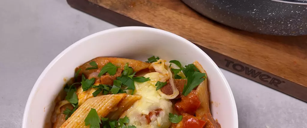 Halloumi & Chorizo Pasta