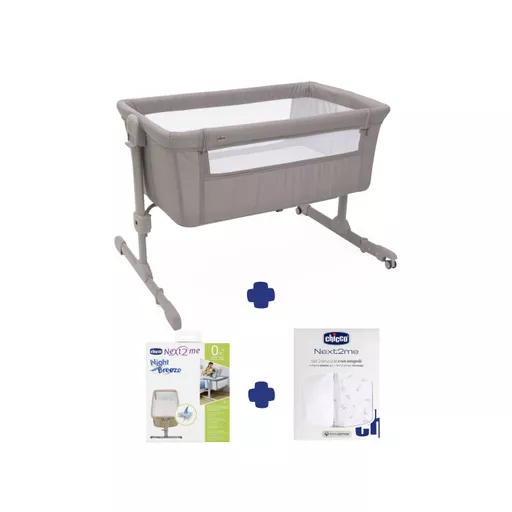 Chicco Next2Me Essential Starter Bundle in Dove