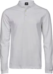 Men's Luxury Stretch Long Sleeve Polo