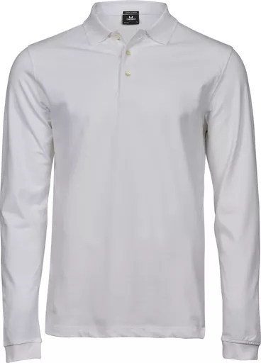 Men's Luxury Stretch Long Sleeve Polo