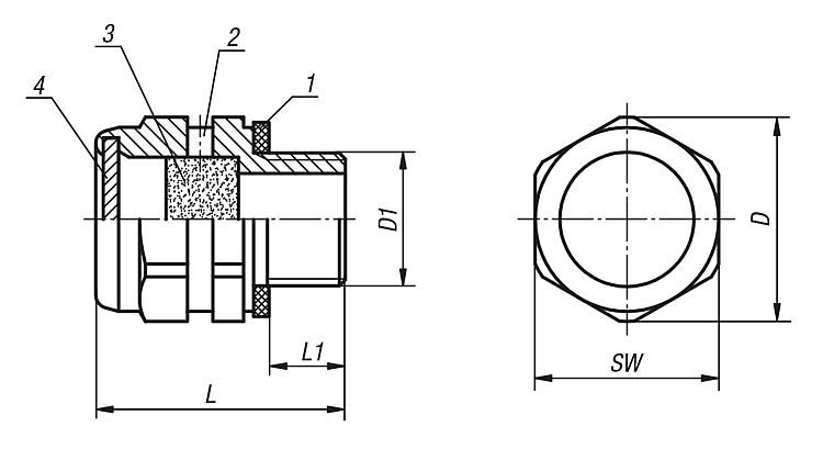 Vent Screw With Air Filter. Without Dipstick. 1/4