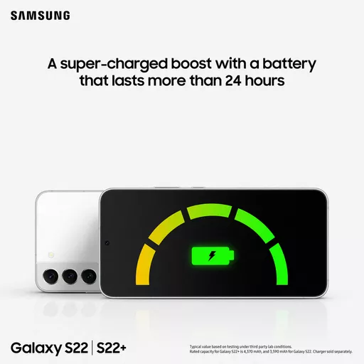 Samsung Galaxy S22 SM-S901B 15.5 cm (6.1") Dual SIM Android 12 5G USB Type-C 8 GB 256 GB 3700 mAh White