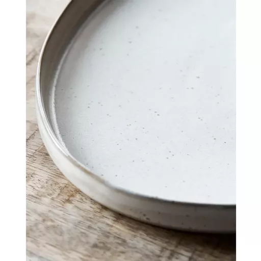 Serving dish, Pion, Grey/White