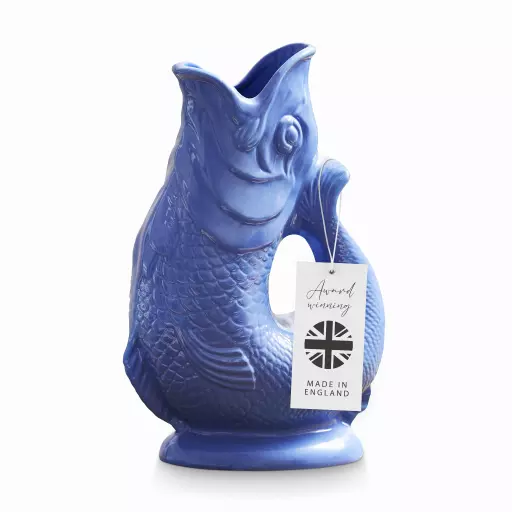 The Wade Fish Jug in Sea Blue 0.6 Litre