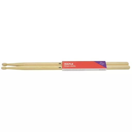 Chord M5BW Maple Drum Sticks 5B Wood - Pair