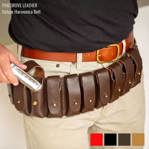 Deluxe Harmonica Belt