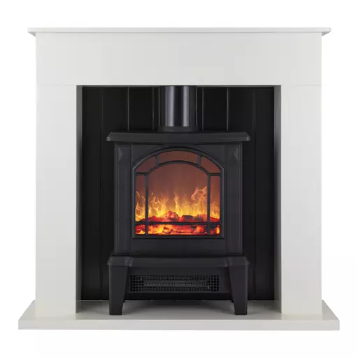 Ealing 1.8KW Compact Stove Fire Suite | Fire Place | Warmlite Products