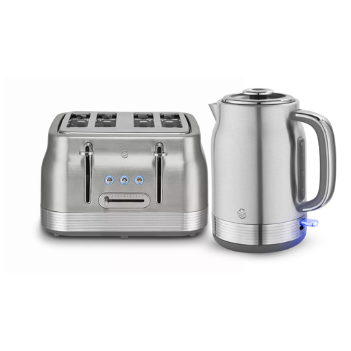 Swan Retro Collection 1.7L Jug Kettle & 4 Slice Toaster Bundle