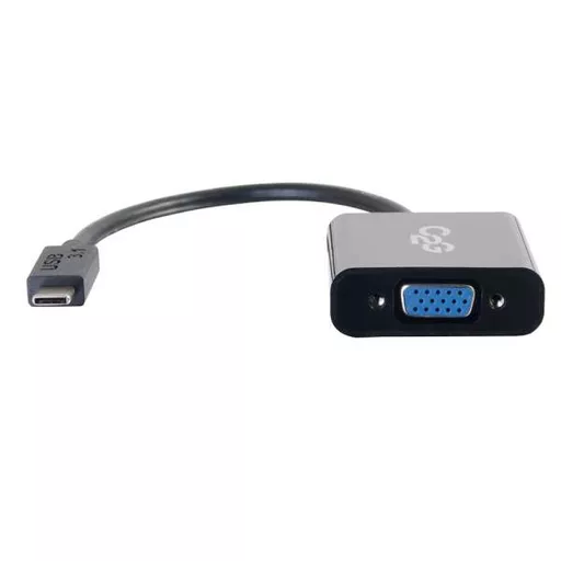 C2G USB 3.1 USB Type C to VGA Adapter - USB C to VGA Black