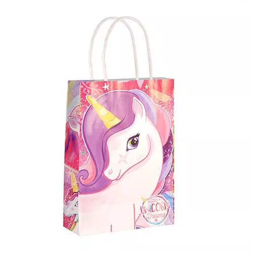 Unicorn Paper Party Bag - Pack of 48