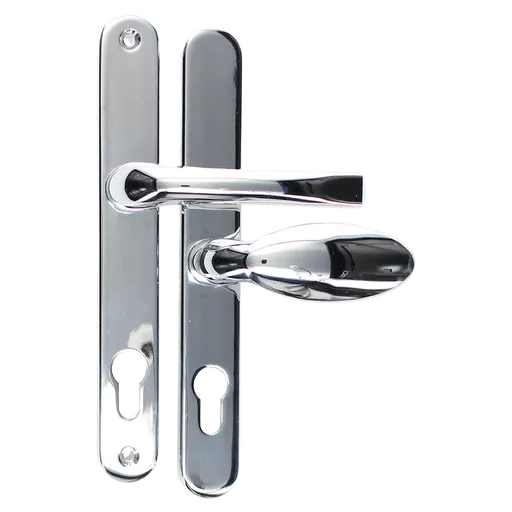 MILA Prolinea 92/62 Offset Lever/Pad UPVC Furniture - 240mm Backplate