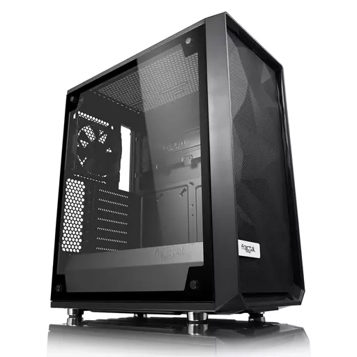 Fractal Design Meshify C – TG Midi Tower Black, Transparent