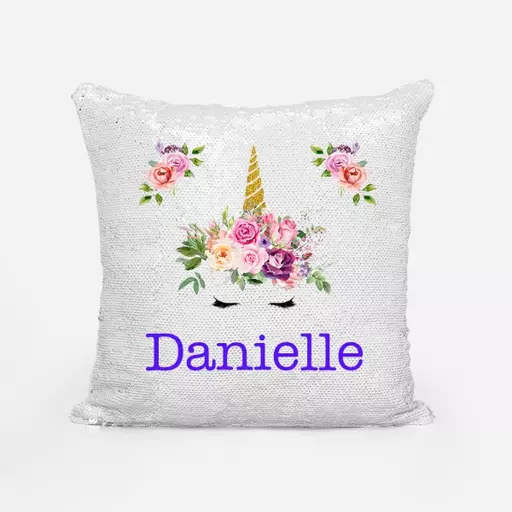 personalised unicorn-inspired elegant name and intial magical unicorn design 