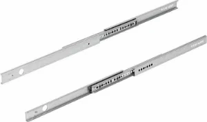K1568 - Telescopic Slides In Steel For Slot Mounting Over-Extension Load capacity up to 20Kg