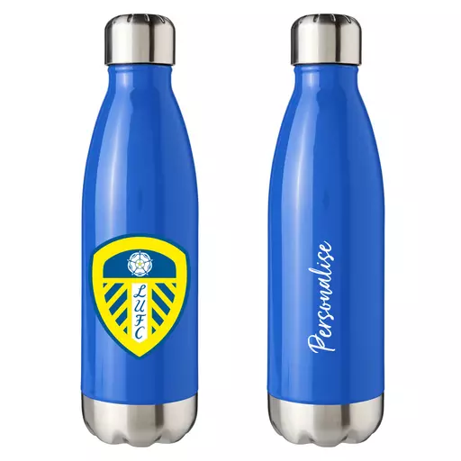 Leeds United FC Crest Blue Insulated Water Bottle