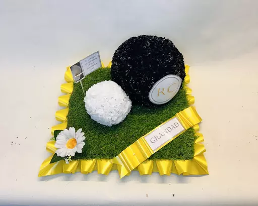 Crown Green Bowling tribute - Funeral memorial