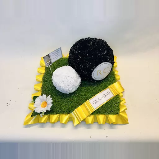 Crown Green Bowling tribute - Funeral memorial