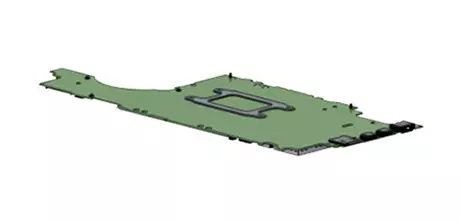 Bouncepad Counter Flex | Apple iPad Air 2nd Gen 9.7 (2014) | Black | Exposed Front Camera and Home Button |