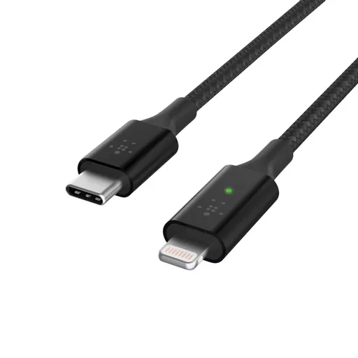 Belkin Smart LED USB-C to Lightning Black