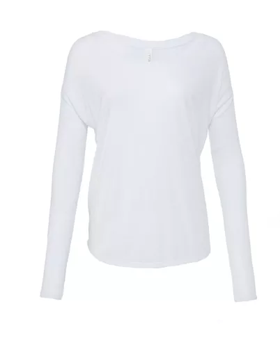 Women's Flowy Long Sleeve Tee 2 x 1 Sleeve