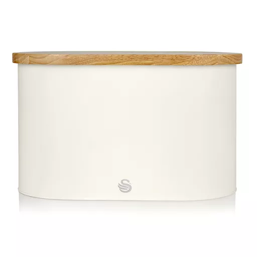 Nordic Oval Bread Bin with Cutting Board Lid