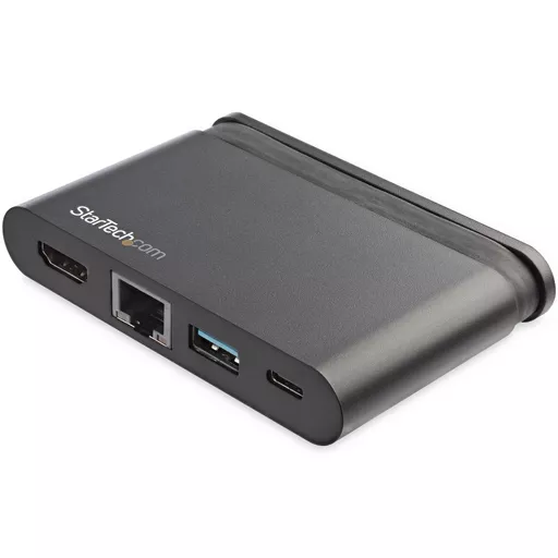 StarTech.com USB C Multiport Adapter - Portable USB-C Dock with 4K HDMI - 100W PD 3.0 Pass-Through, 1x USB-A, 1x USB-C, GbE - Thunderbolt 3 & USB Type-C Laptop Travel Dock - Mac & Windows