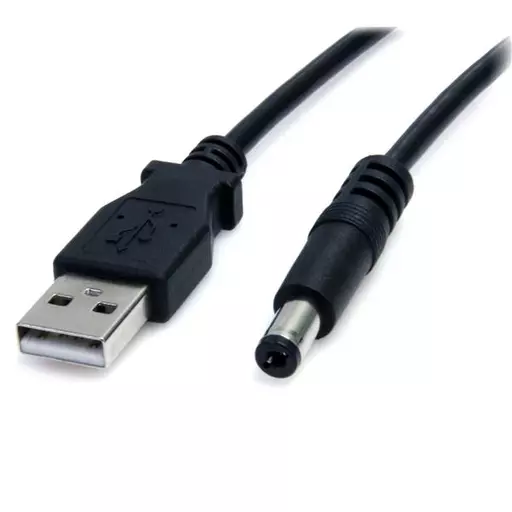 StarTech.com USB to 5.5mm Power Cable - Type M Barrel - 2m