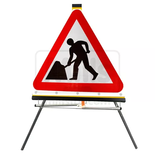 Men at Work Roadworks Collapsible Road Sign 750mm