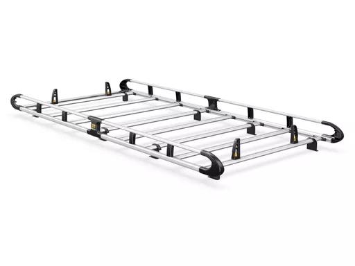 Mercedes Vito 2015-Onwards L3, H1 Tailgate - ULTI Rack+ (Aluminium) - 7 Bar Roof Rack