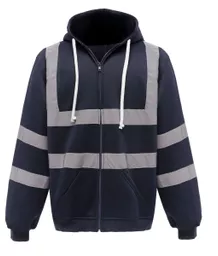 Hi-Vis Zipped Hoodie