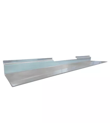 Slatwall Perspex Shelf - 60cm x 12cm
