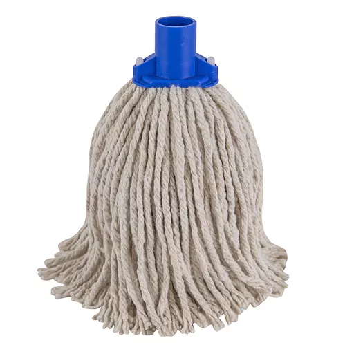 16oz SOCKET MOP YARN BLUE (FITS  ABBEY HYGIENE HANDLE)