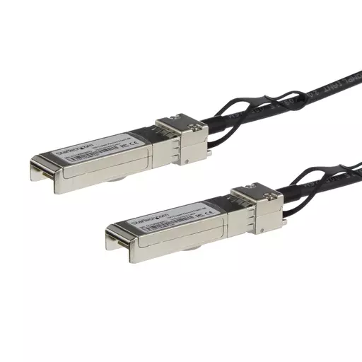 StarTech.com Juniper EX-SFP-10GE-DAC-1M Compatible 1m 10G SFP+ to SFP+ Direct Attach Cable Twinax - 10GbE SFP+ Copper DAC 10 Gbps Low Power Passive Mini GBIC/Transceiver Module DAC
