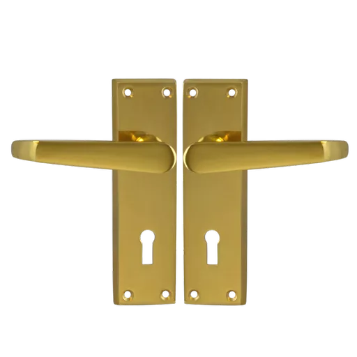 ASEC Victorian Plate Mounted Lever Furniture