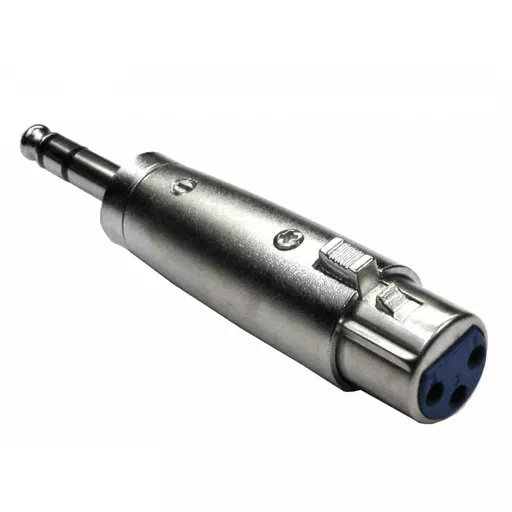 Cables Direct 3XLR-100 cable gender changer 6.35mm XLR Metallic
