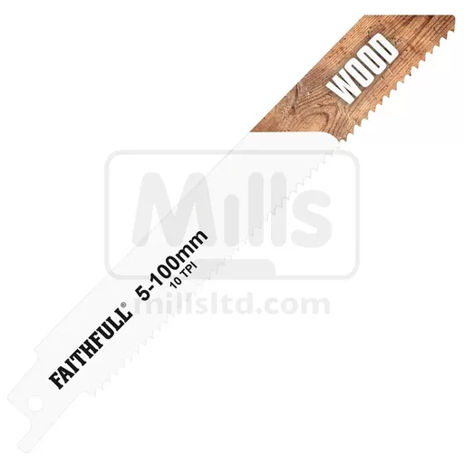 HCS Wood Cutting Sabre Saw Blades 150mm 10TPI - Pack of 5