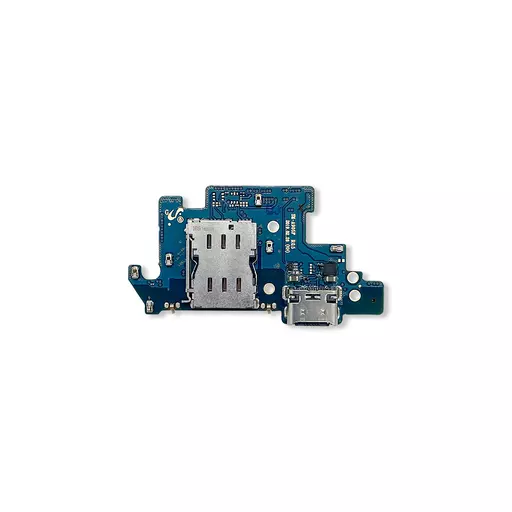 Charging Port Board Flex (RECLAIMED) With SIM Reader - For Galaxy A80 (A805)