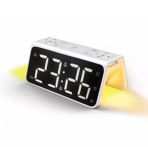 Bluetooth speaker with clock