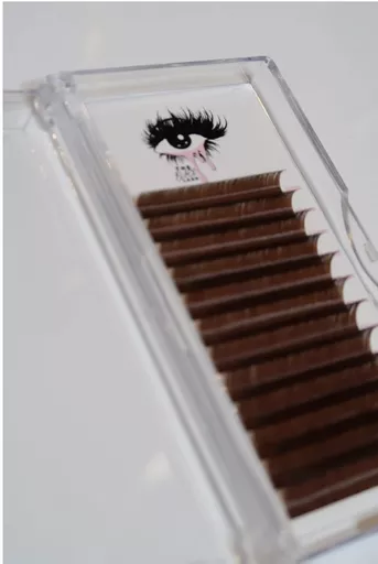 0.05 Mixed Length Brown Lash Trays
