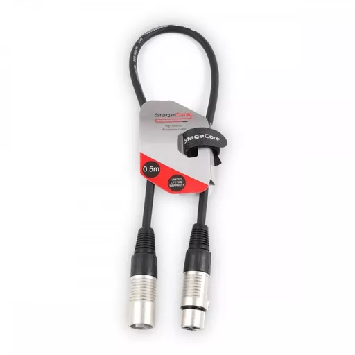 StageCore XLR Male to XLR Female Microphone Cable