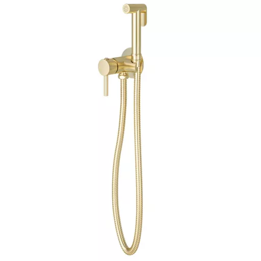 Round Douche Pack  - Brushed Brass
